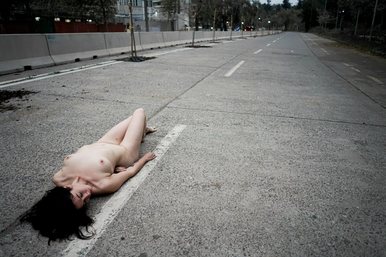 On the street