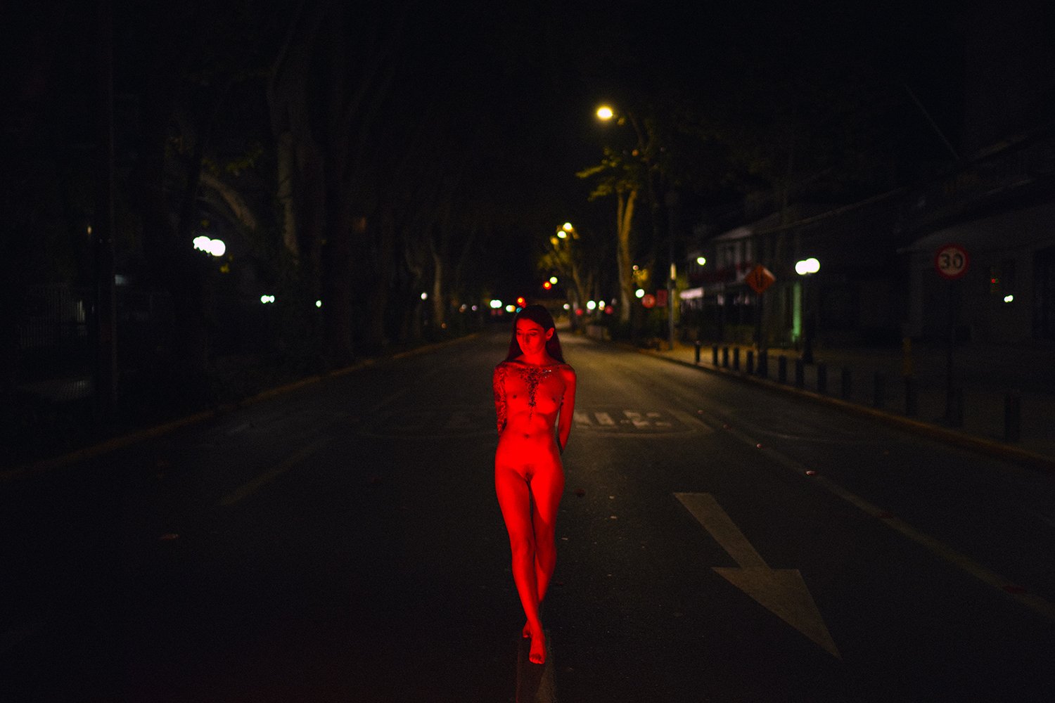 On the street